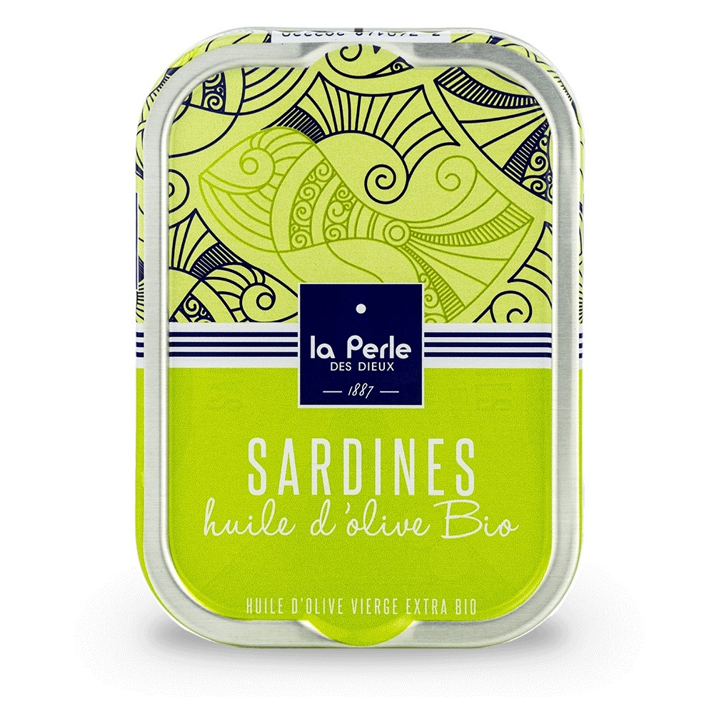 Sardines - Bio - à l'Huile Olive Extra Vierge - Huile Olive Extra Vierge