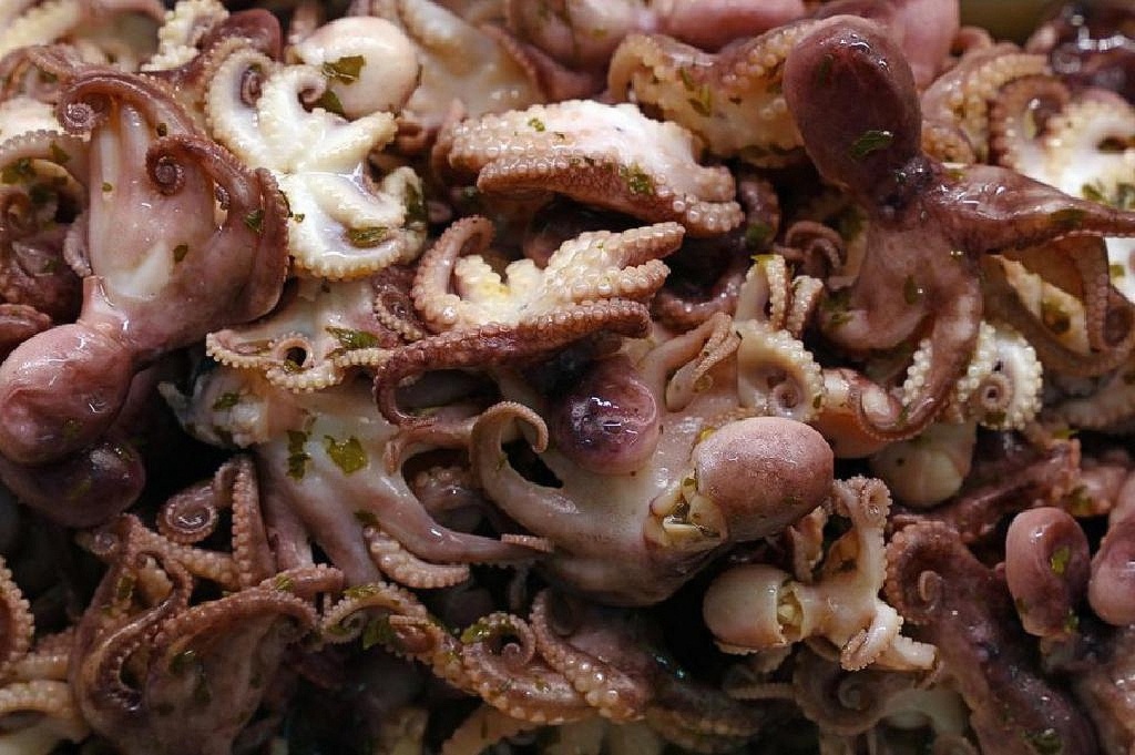 Petits poulpes marinés 250gr