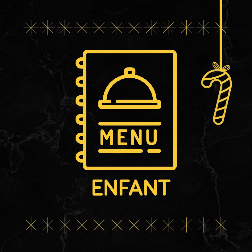 Menu des fêtes - Enfant