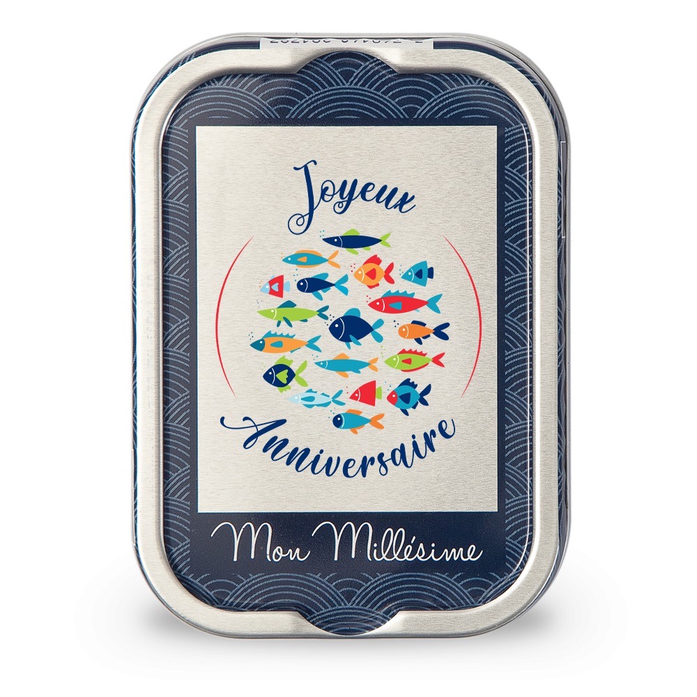 Sardines - Millésimées - à l'Huile Olive Extra Vierge - Joyeux Anniversaire