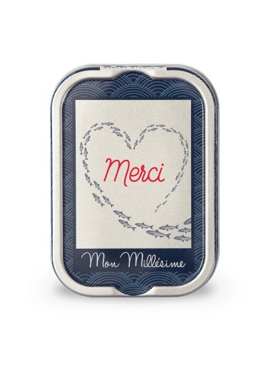 Sardines - Millésimées - à l'Huile Olive Extra Vierge - Merci, Danke, Thanks...