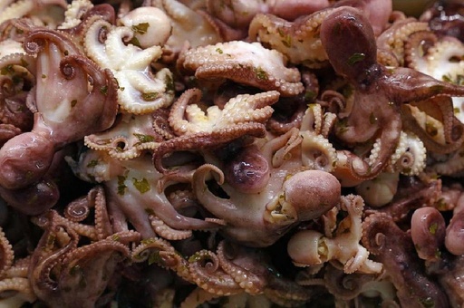 Petits poulpes marinés 250gr