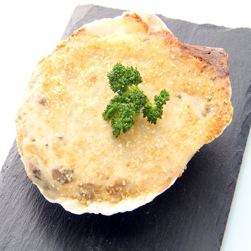 Coquille de poissons gratinée