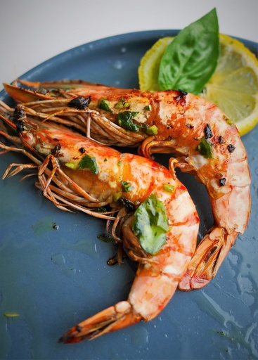 Gambas - cuites
