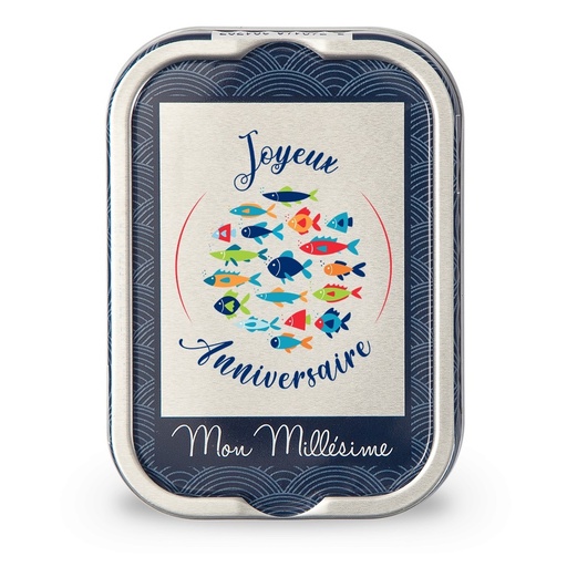 Sardines - Millésimées - à l'Huile Olive Extra Vierge - Joyeux Anniversaire