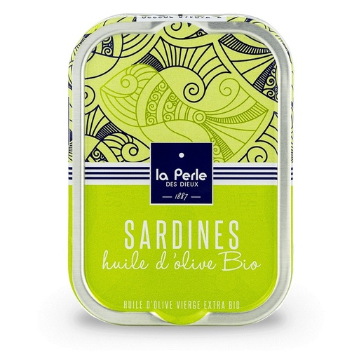 Sardines - Bio - à l'Huile Olive Extra Vierge - Huile Olive Extra Vierge