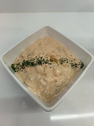 Salade de crevettes grises & mandarines