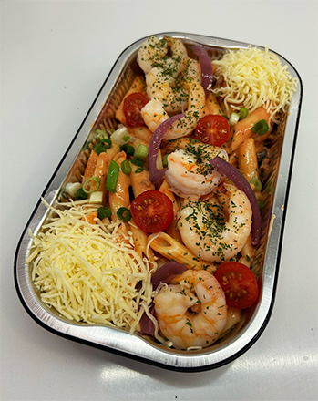 Pâtes aux Scampis