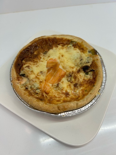 Quiche de Saumon et Poireaux