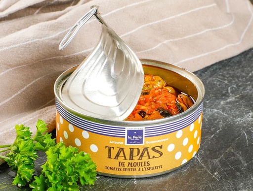 Tapas - Moules et tomates épicées à l'Espelette