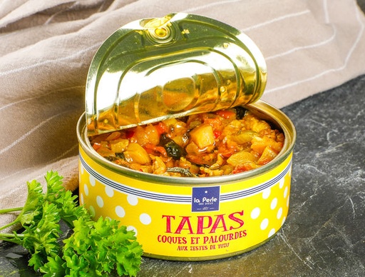 Tapas - Coques et palourdes aux zestes de yuzu
