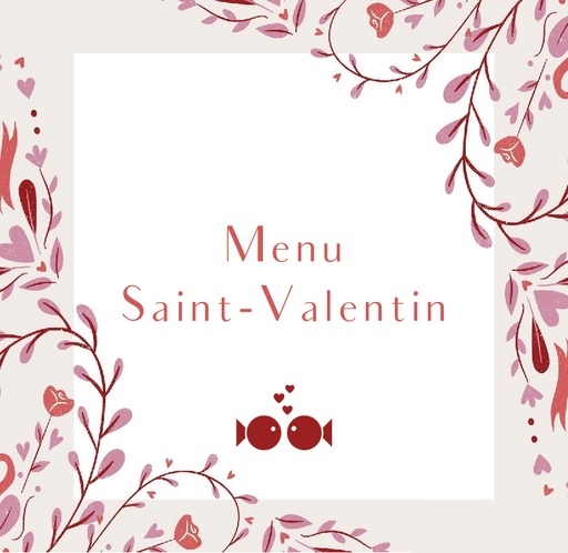 .Menu Saint-Valentin